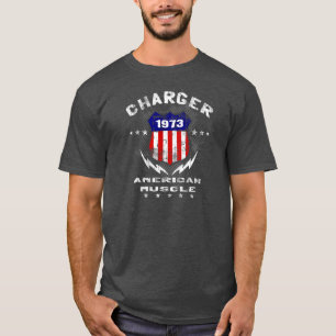 T-shirts Músculo 1973 americano do carregador v3
