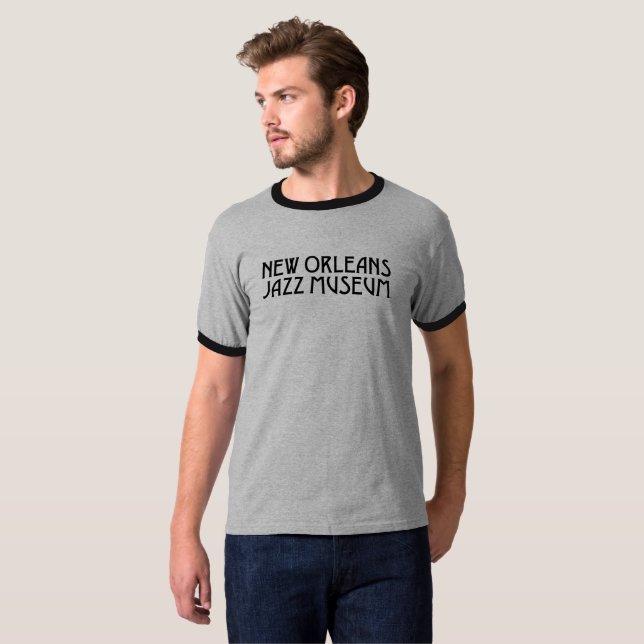 T-shirts Museu de Jazz de Nova Orleans® (Frente Completa)