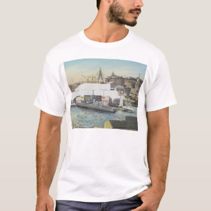 T-shirts Museu marítimo de Sydney do balcão do hotel. 199