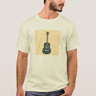 T-shirts Música acústica de guitarra retrógrada