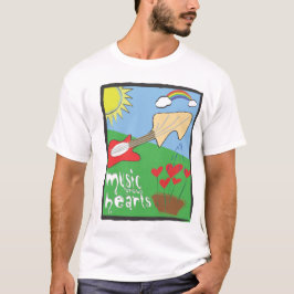 T-shirts Música Aumenta Corações