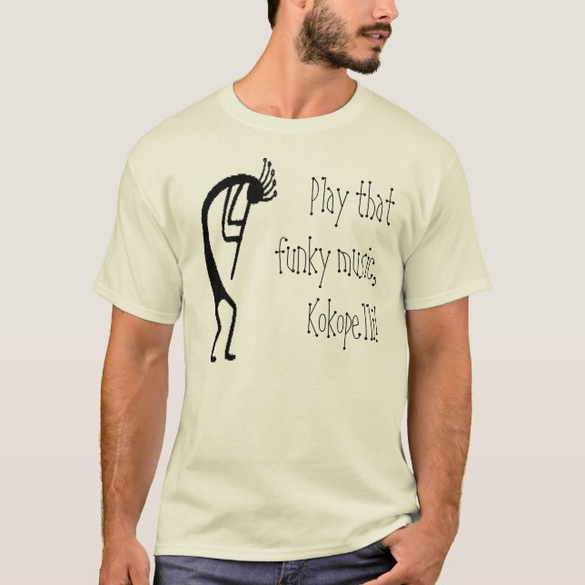 T-shirts Música de Kokopelli (Frente)