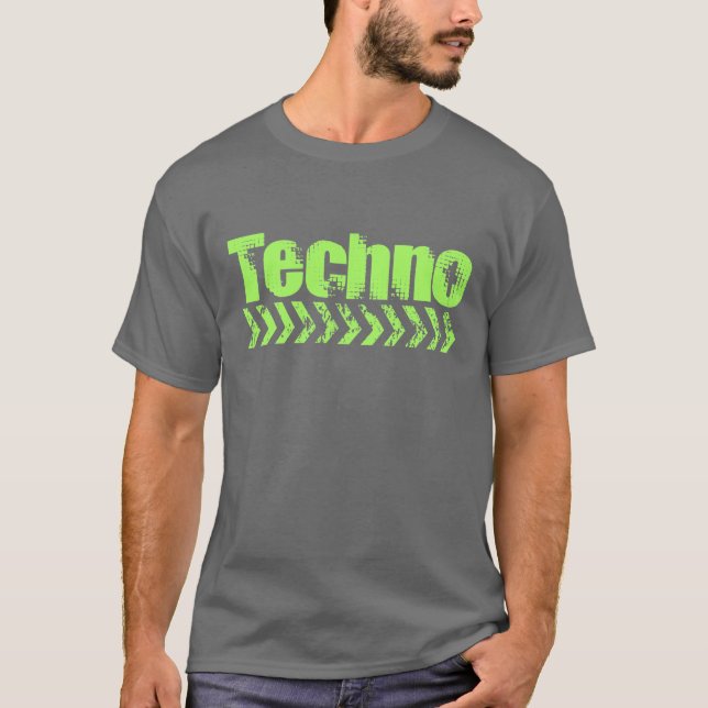 T-shirts Música de Techno (Frente)