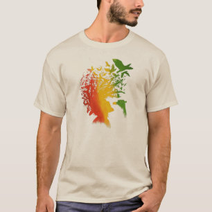 T-shirts Música do homem do rasta da reggae de Cori Reith