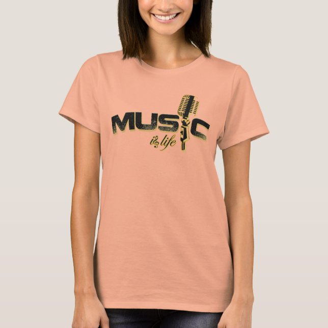 T-shirts Música é vida (Frente)