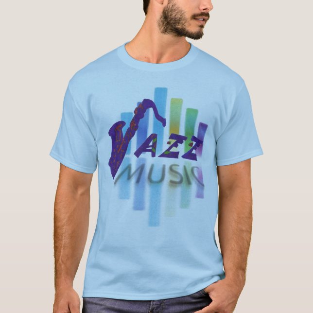 T-shirts música jazz (Frente)