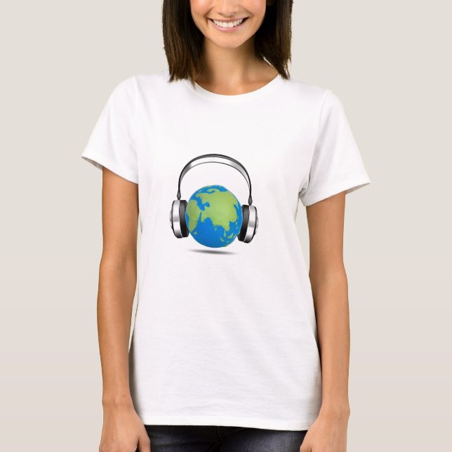 T-shirts Música mundial (Frente)