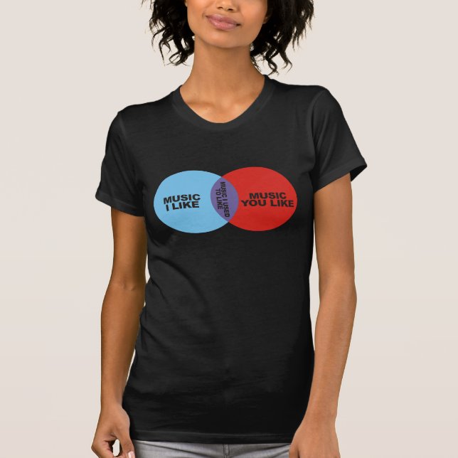 T-shirts Música que eu me usei para gostar (Frente)
