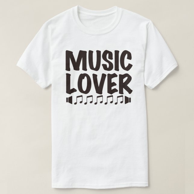 T-shirts MusicLover/T (Frente do Design)