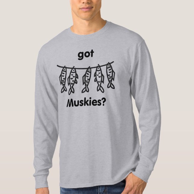 T-shirts muskies obtidos (Frente)