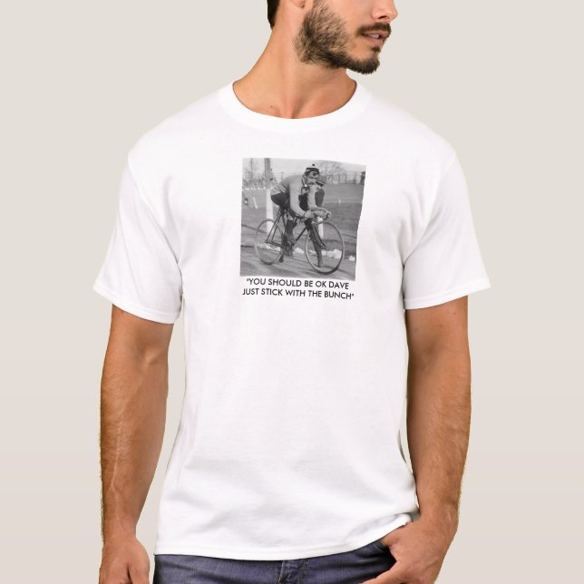 T-shirts MustacheFixie, "VOCÊ DEVE SER DAVE APROVADO APENAS (Frente)