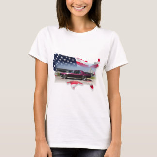 T-shirts Mustang sobre Flag.png americano