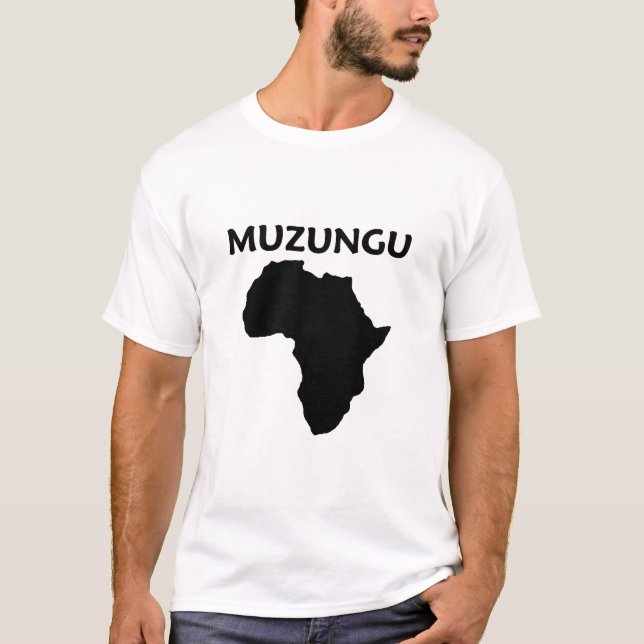 T-shirts muzungu (Frente)