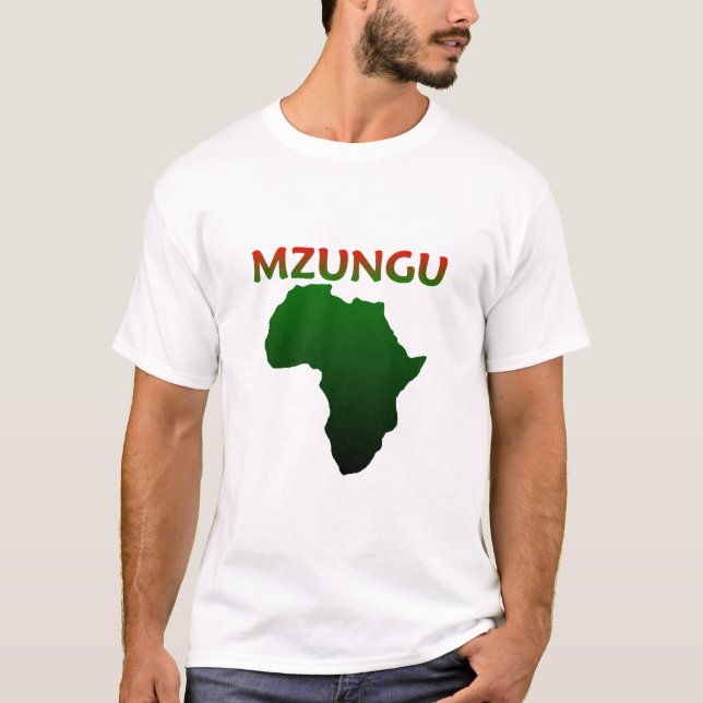 T-shirts mzungu 8 (Frente)