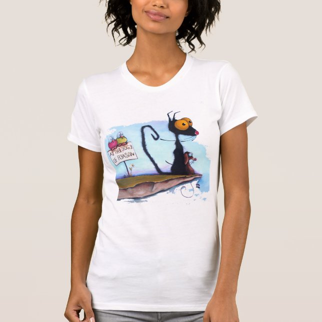 T-shirts Na borda da razão (Frente)