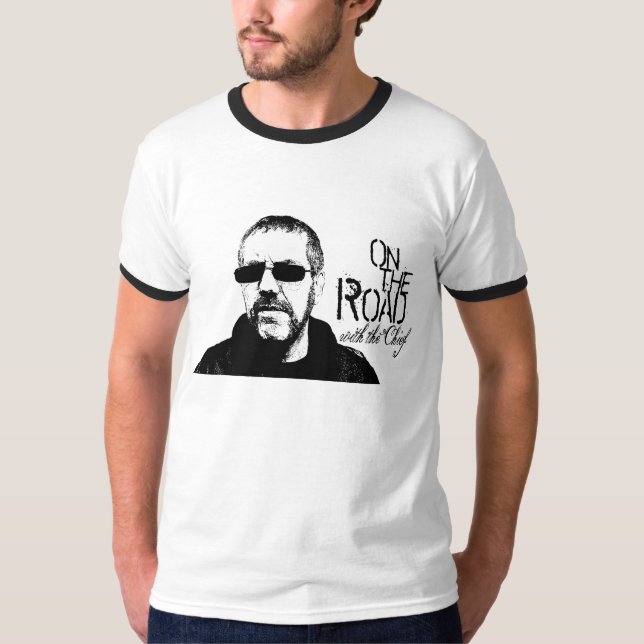 T-shirts "Na estrada com" o T principal do tributo (Frente)