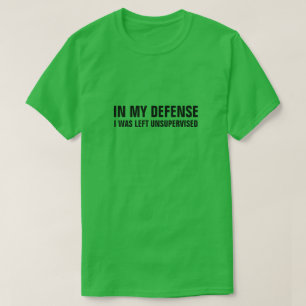 T-SHIRTS NA MINHA DEFESA, FIQUEI SEM SUPERVISÃO