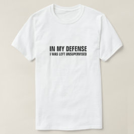 T-SHIRTS NA MINHA DEFESA, FIQUEI SEM SUPERVISÃO