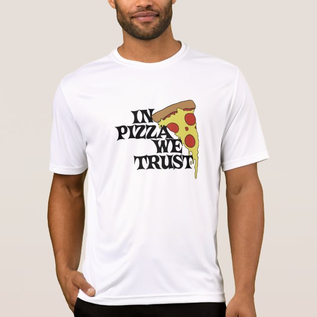 T-shirts Na Pizza confiamos (Frente)