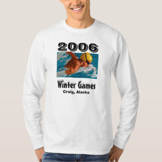 T-shirts nadador, jogos do inverno, 2006, Craig, Alaska