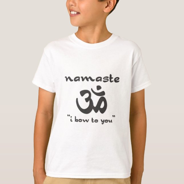 T-shirts Namaste - Eu Arco Para Você (Frente)