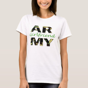 T-shirts Namorada do exército