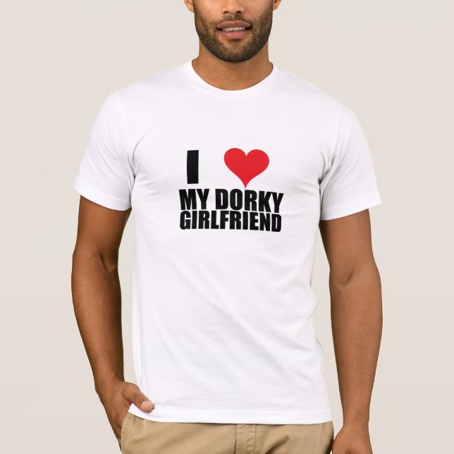 T-shirts Namorada Dorky (Frente)