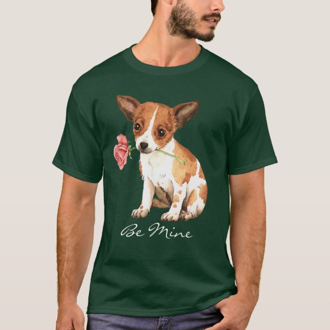 T-shirts Namorados Chihuahua (Frente)