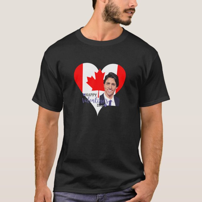 T-shirts namorados Justin trudeau (Frente)