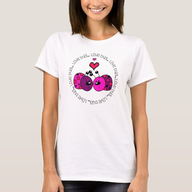 T-shirts Namorados Love Inseto (Frente)