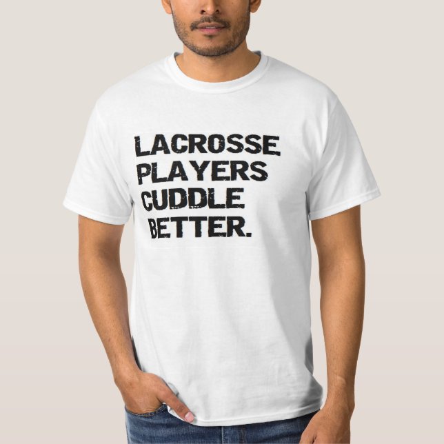 T-shirts namorados: os jogadores do lacrosse afagam melhor (Frente)