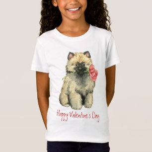 T-shirts Namorados Rosa Keeshond