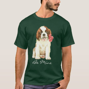T-shirts Namorados St Bernard cor-de-rosa