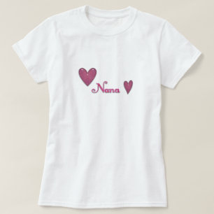 T-shirts Nana com Corações