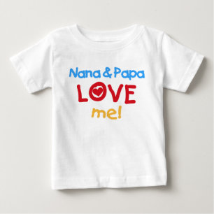 T-shirts Nana e a papá amam-me