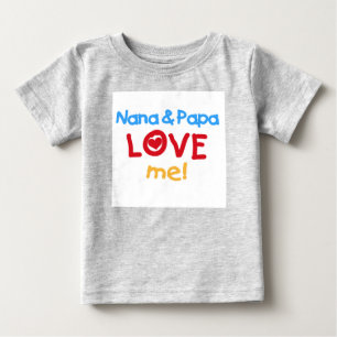 T-shirts Nana e a papá amam-me