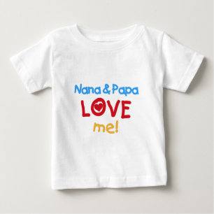 T-shirts Nana e Papa Me Amam