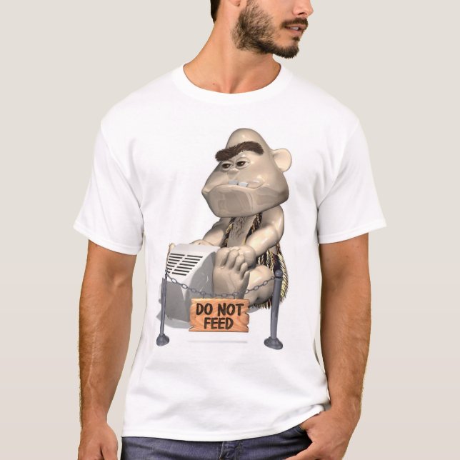 T-shirts Não alimente o troll (Frente)