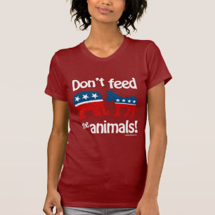 T-shirts Não alimente os animais