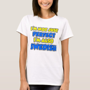T-shirts Não Apenas Sueco Perfeito