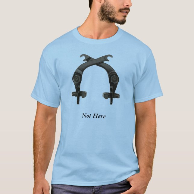 T-shirts Não aqui brakeless (Frente)