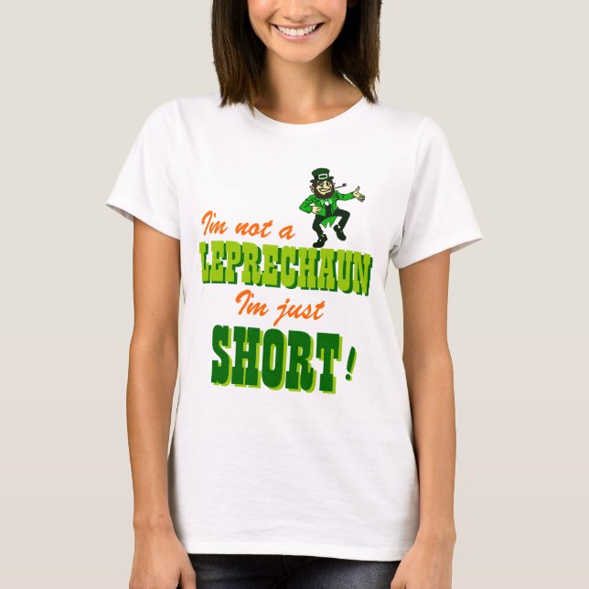 T-shirts Não é um duende pequeno (Frente)