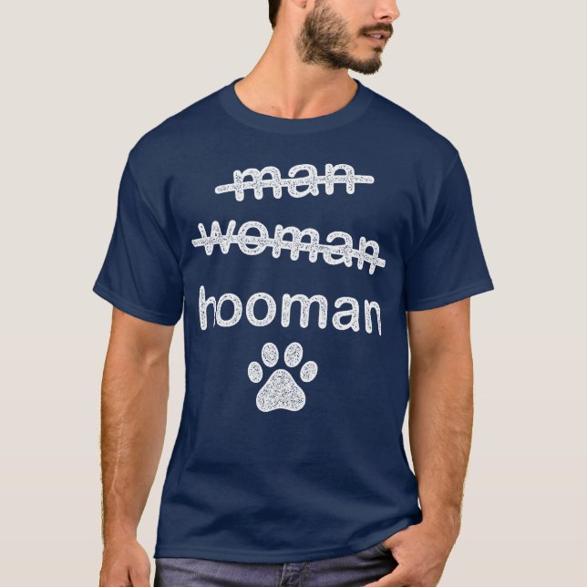 T-shirts Não homem ou mulher: Hooman (Frente)