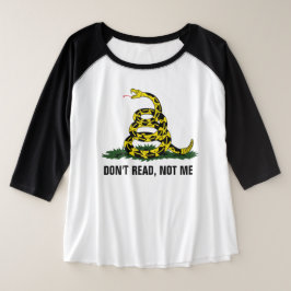 T-shirts Não leia, não eu