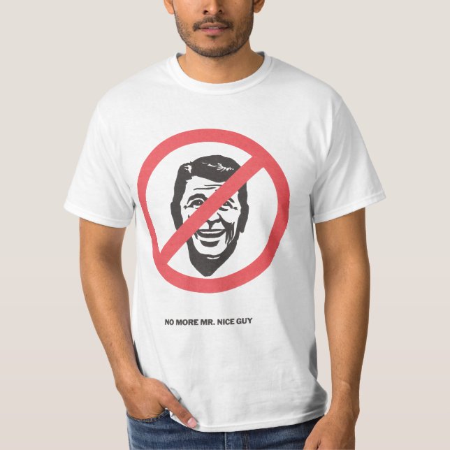 T-shirts Não mais Sr. Agradável Cara (Frente)