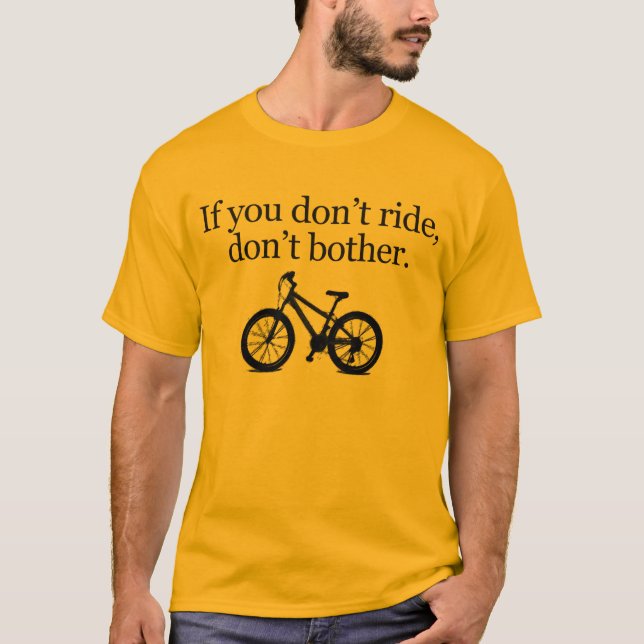 T-shirts Não monte o T (MTB) (Frente)