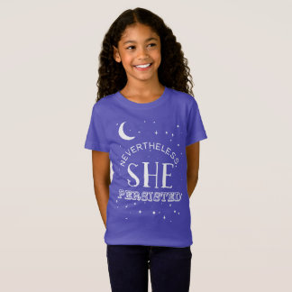 T-shirts Não obstante, persistiu T das meninas - Elizabeth