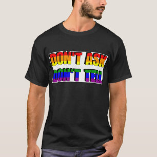 T-shirts Não Pergunte, Não Conte