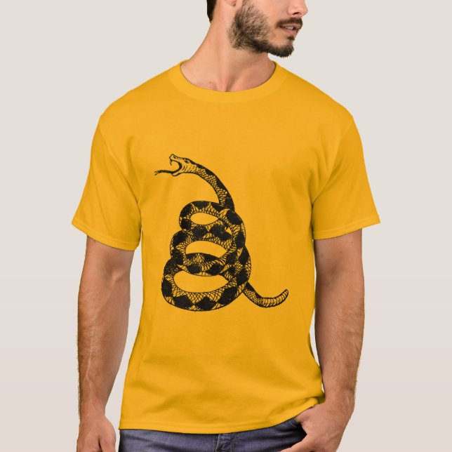 T-shirts Não pise em mim a serpente (Frente)