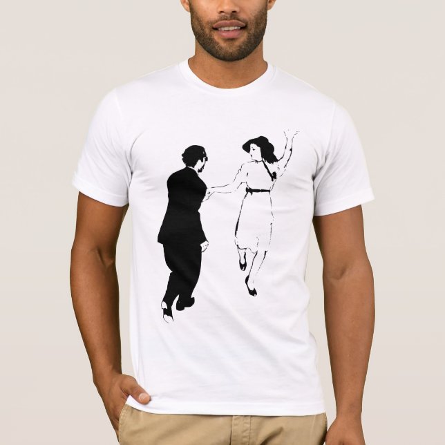 T-shirts Não pode cobrir o salto de Lindy! (Frente)